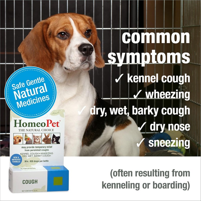 HomeoPet Cough Medicine for Pets - 15ml Natural Relief for Persistent Coughs - Image 3